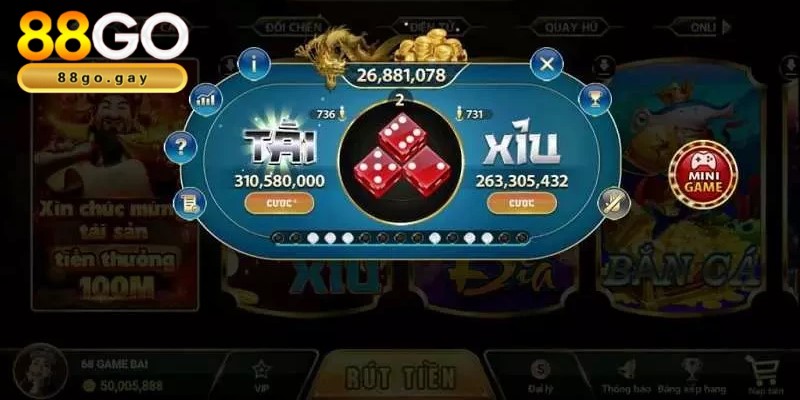 Tài xỉu 88GO: Khám phá luật chơi mini game chi tiết 4 Cược chẵn lẻ hấp dẫn mọi thành viên